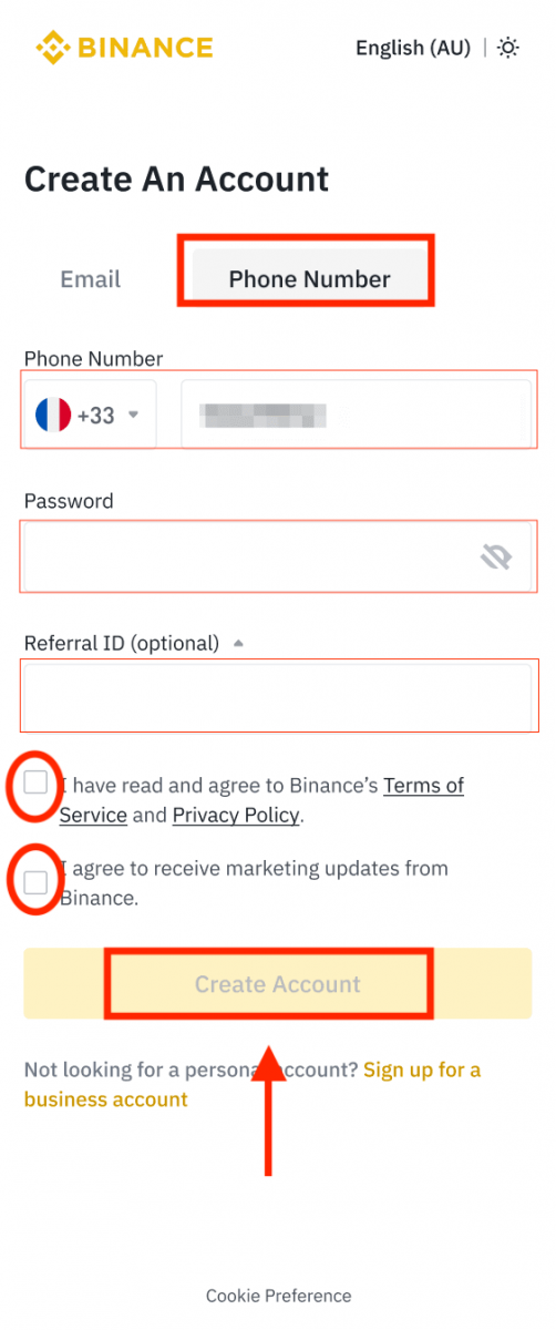 如何在 Binance 中注册和验证帐户 如何在 Binance 中注册和验证帐户